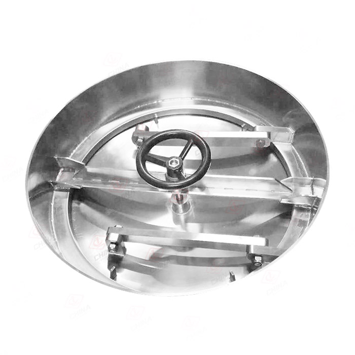 Circular side manhole
