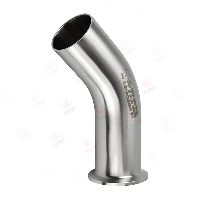45 ° welded long elbow