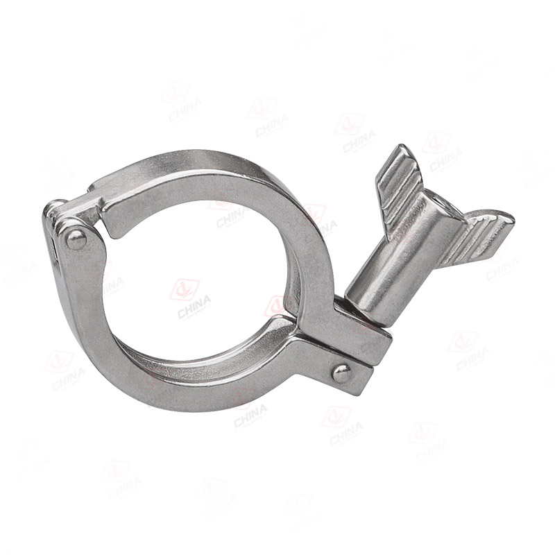 Single pin middle opening clamp