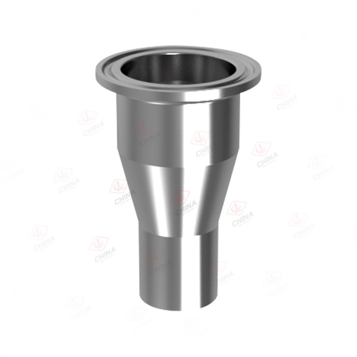 Big-head card type concentric reducer