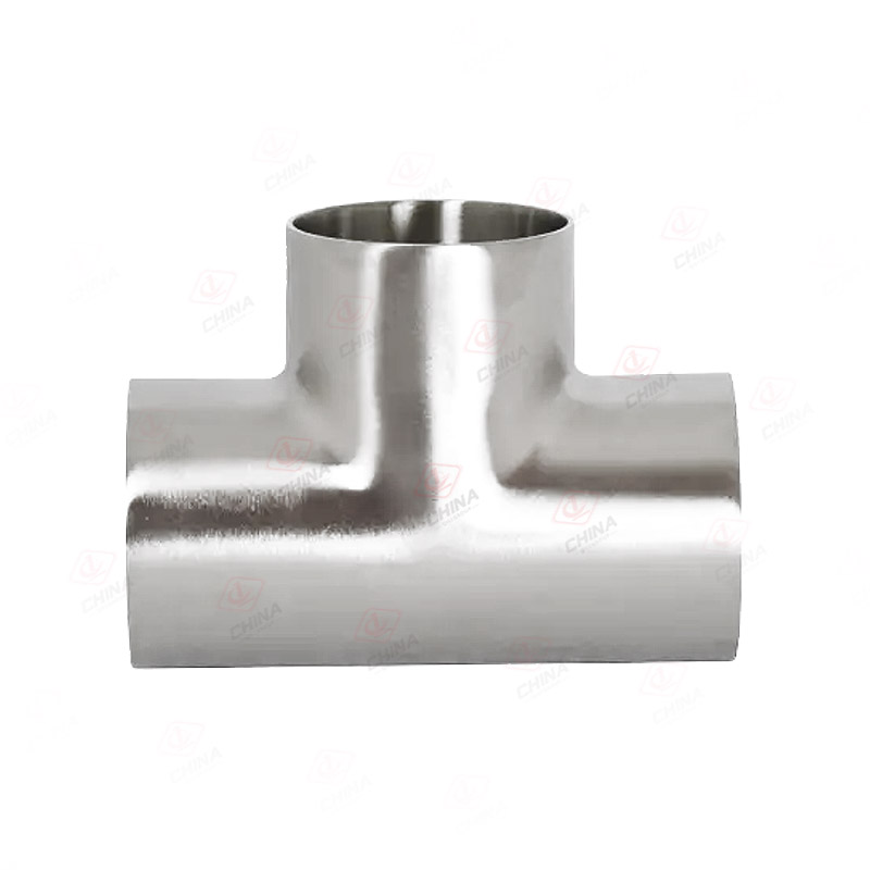 Welded equal-diameter short tee