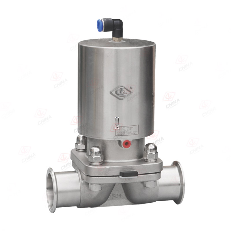 Pneumatic diaphragm valve