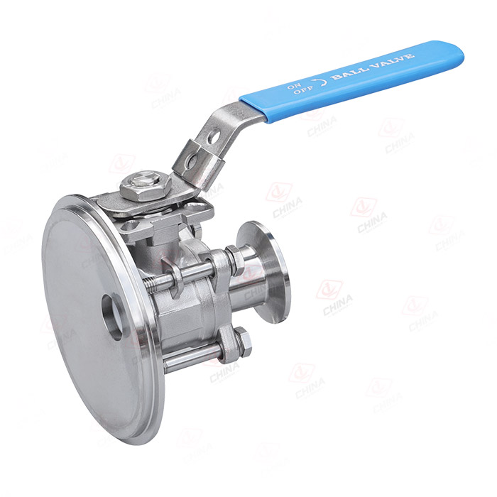 Discharge ball valve