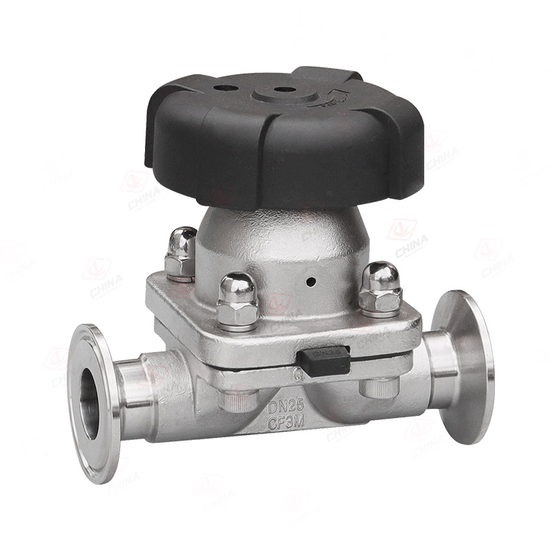 Manual diaphragm valve