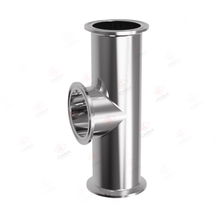 Card type equal diameter short tee