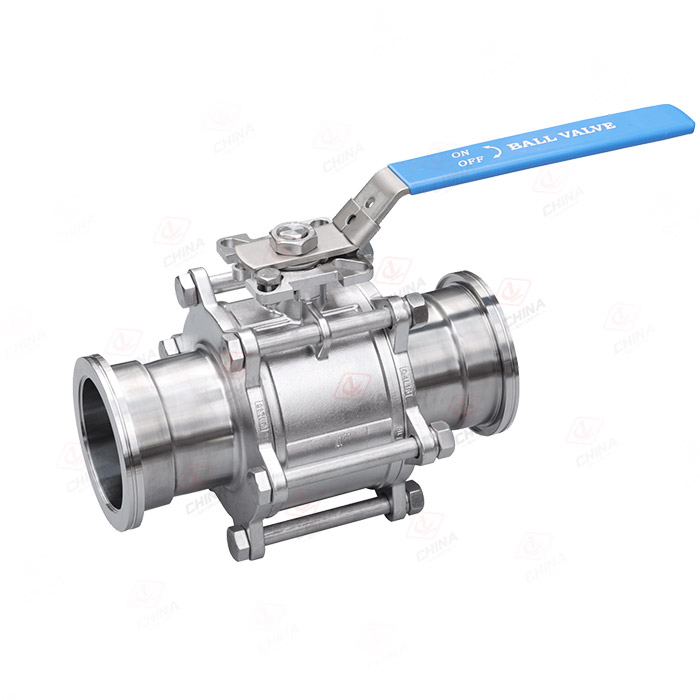 High platform ISO vacuum ball valve