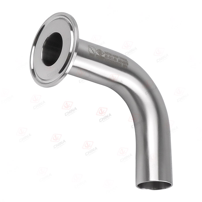 90 ° card welded long elbow
