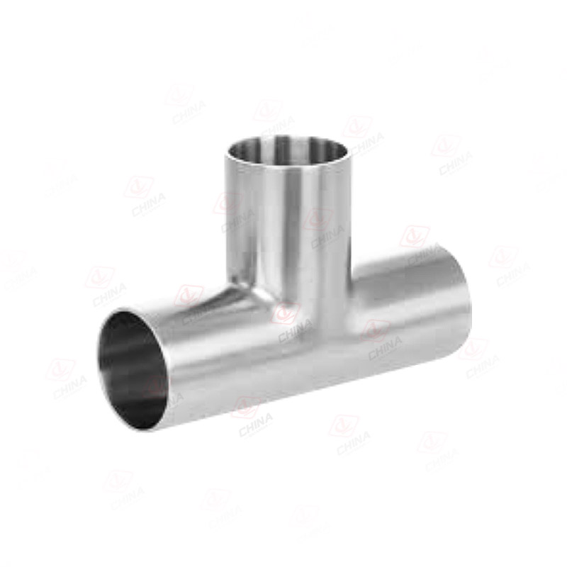 Welded equal diameter tee