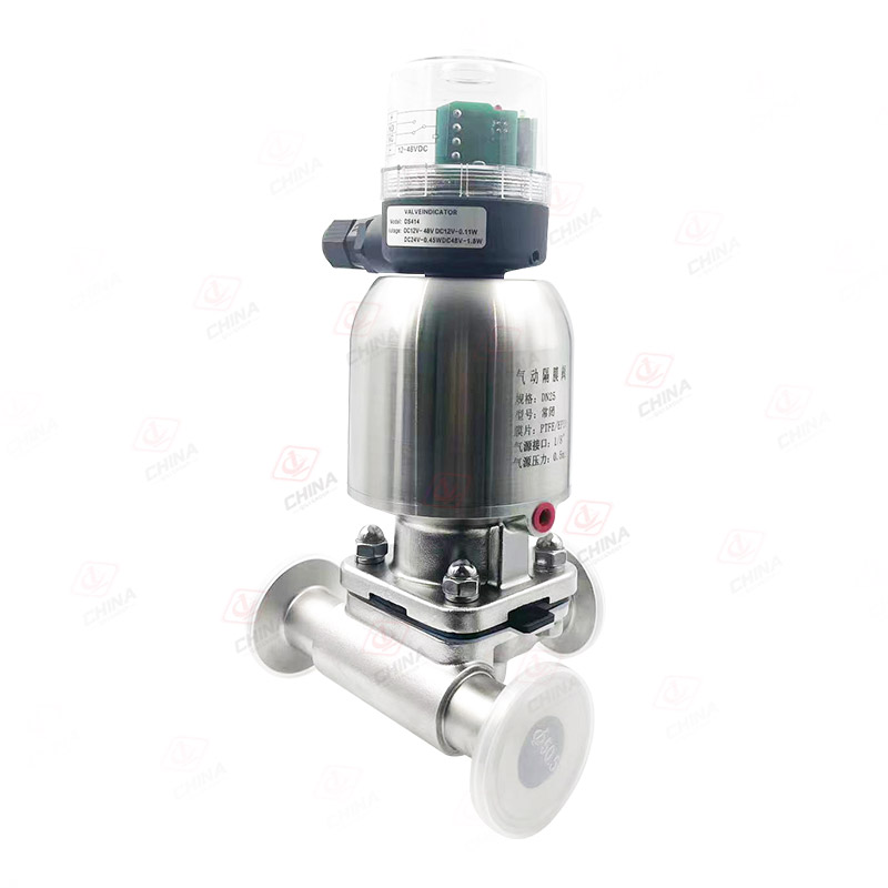 Pneumatic diaphragm valve